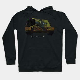 Legendary Soviet tank destroyer in color Hoodie